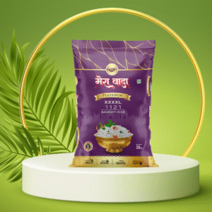 Mera Wada Platinum Basmati Rice – Premium Aged Long-Grain Perfection