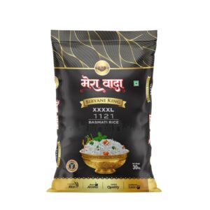 Home mera wada biryani king basmati rice (30kg) – the royal choice for perfect biryani